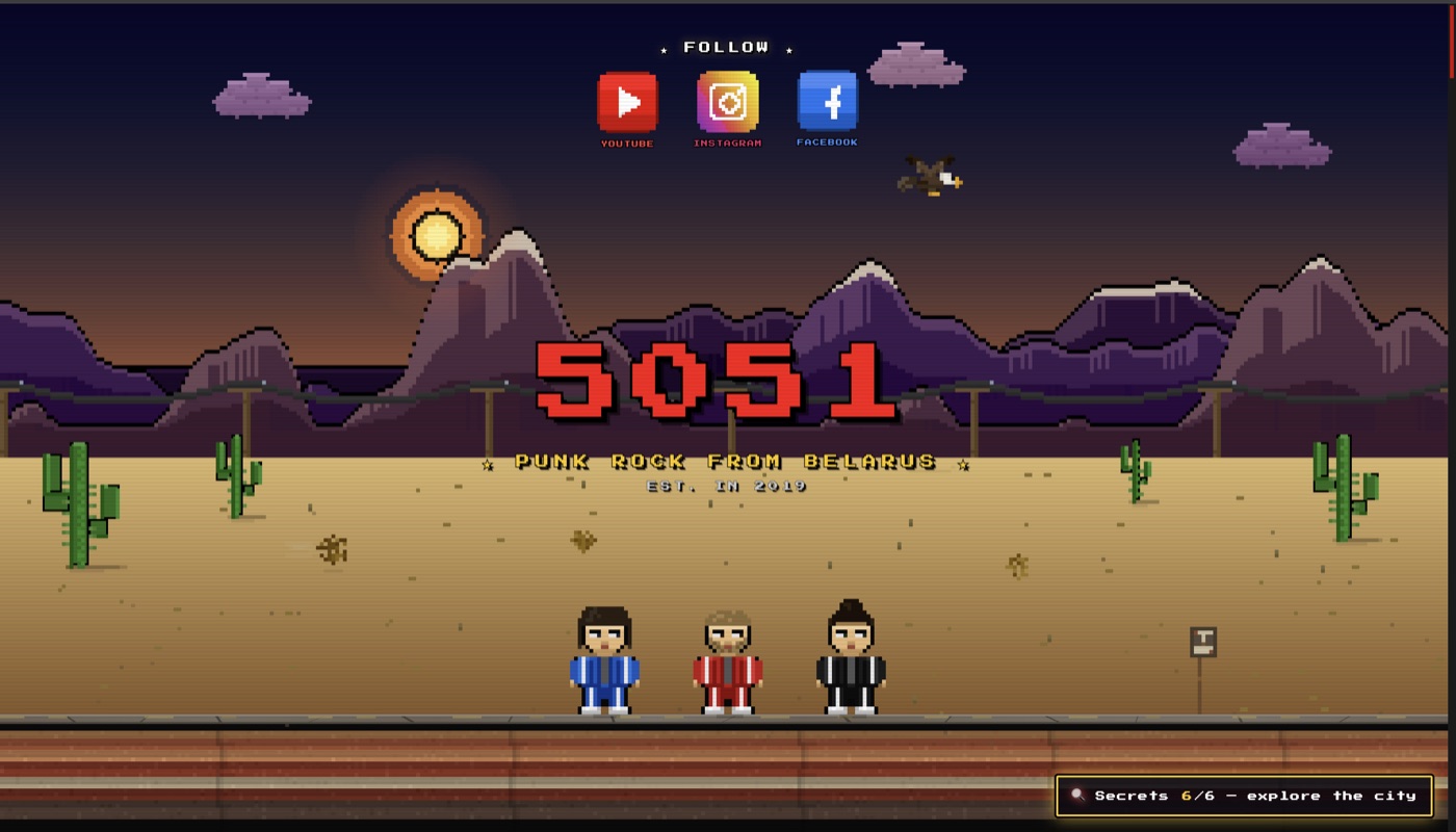 5051 desert scene with cactus and sunset